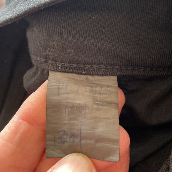 Pistola High-Waisted Pleated Trousers Black Size 27 - Picture 10 of 14